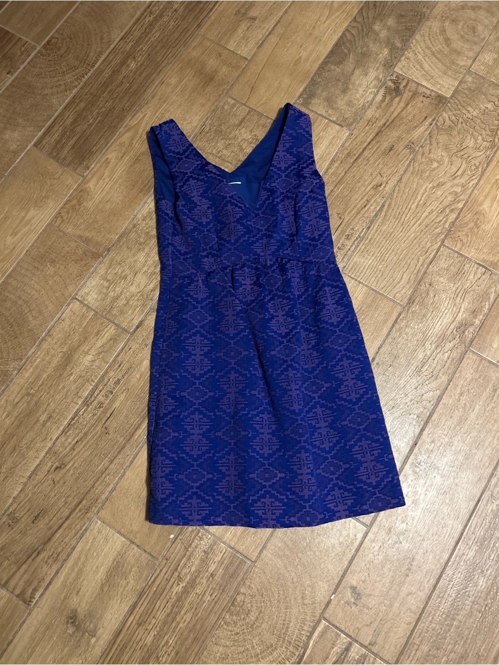 Maeve Averi Midi Blue Purple Dress